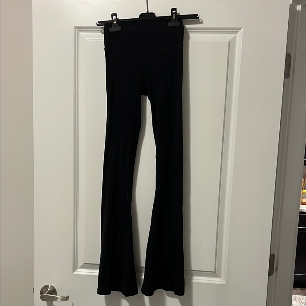Aerie Black Flared leggings